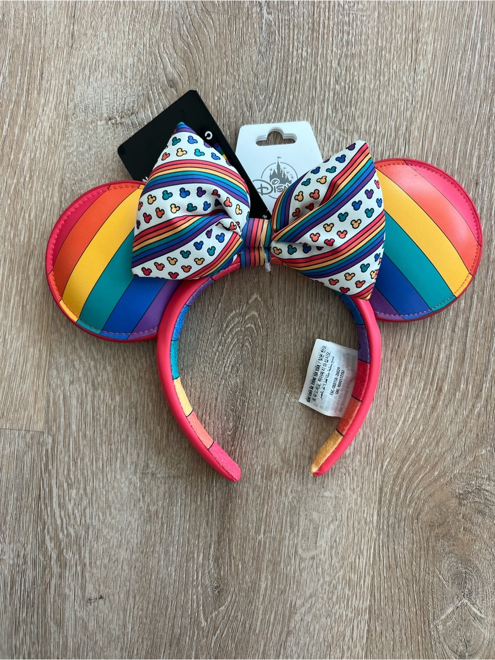 Disney Rainbow Ears Headband with Bow